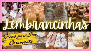 LEMBRANCINHAS DE CASAMENTO Dicas de Lembrancinhas para Casamento  Melhores Ideias de Lembrancinha [upl. by Kelli819]