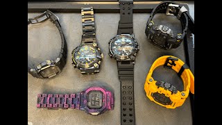 168 GShock Carnaby Street featuring New MRGB5000R Carbon GCWB5000UN and Rangeman GPRH1000 [upl. by Ahsetan898]