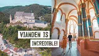 The BEST Reason to Visit LUXEMBOURG  Exploring Fairytale Castle and City of Vianden 🇱🇺 [upl. by Rodgers]