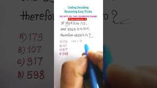 CodingDecodingReasoning Easy Tricks1 [upl. by Jamnes]