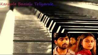 Kannula Baasalu Teliyavule song from 7G Brindavan colony on piano [upl. by Selma449]