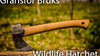 Gransfor Bruks Wildlife HatchetIn use Review [upl. by Radley]