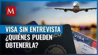 Te contamos quiénes pueden sacar la visa americana en 2024 sin entrevista y en menos de tres días [upl. by Atiniv913]