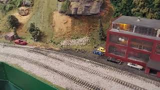 Vid 5  Dwight Sprechers awesome Western Maryland  HO scale Model RR [upl. by Philip]