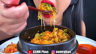 ASMR PHAN BITES ONLY SPICY PORK BIBIMBAP ASMR [upl. by O'Driscoll]