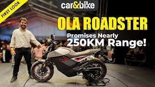 ⚡️ Ola Roadster Electric Motorcycle  6 kWh battery  240km RANGE for Rs 140 lakh 👀  First Look [upl. by Garceau]