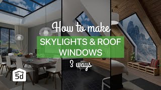 Planner 5D Skylights amp Roof Windows in 3 ways [upl. by Padriac156]