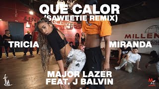 Major Lazer quotQue Calorquot ft J Balvin Saweetie Remix  Choreography by Tricia Miranda [upl. by Mcintosh]