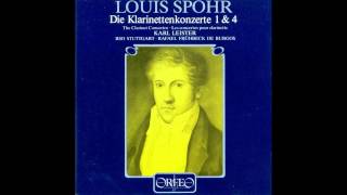 Louis Spohr  Clarinet Concerto No4 Karl Leister [upl. by Yragerg864]