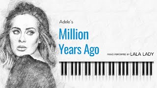 Million Years Ago  Adele  Piano Tutorial🎹 [upl. by Annabel]