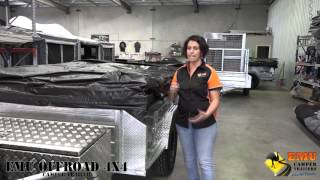 Off Road 4x4 EMU Camper Trailer [upl. by Azral270]