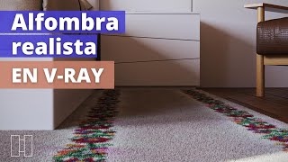 Cómo configurar Alfombra realista en Vray para Sketchup [upl. by Dianne70]