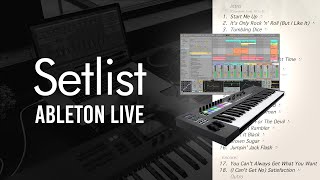 SETLIST  Template midi para Ableton Live [upl. by Etteuqal42]