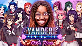 Yandere Simulator 1980s Mode MARATHON ALL 10 RIVALS [upl. by Jamille]