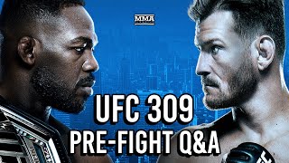 UFC 309 Jones vs Miocic LIVE Peoples PreFight Show  MMA Fighting [upl. by Ardnuhsal230]