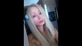 Valeria Lukyanova no makeup doll barbie blonde [upl. by Kcirddahc]