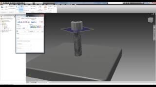 Autodesk Inventor  Motion Constraint  Screw Animation [upl. by Lledroc]