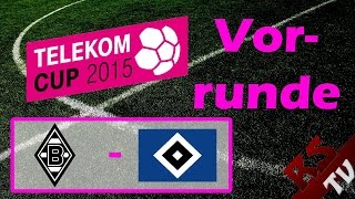 Telekom Cup 2015  Gladbach vs Hamburg  Komplettes Spiel GermanHD [upl. by Nahama]