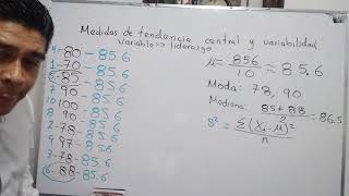 Medidas de Tendencia Central y Variabilidad [upl. by Corabel]