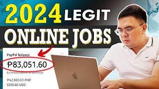 Legit Online Jobs for Beginners 2024  SItes Paano kumita Online 3 to 45 [upl. by Suki]