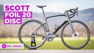 TEST  Scott Foil Disc la bici aero per tutti [upl. by Almeeta]