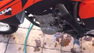 2013 KTM 450 SXF clutch noise [upl. by Notirb]