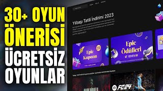 Yılın En Güzel İndirimi Epic Games Yılbaşı İndiriminden 30 Oyun Önerisi ve Ücretsiz Oyunlar [upl. by Arukas]