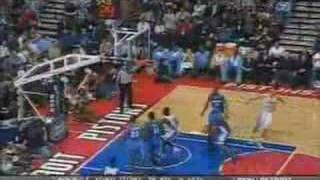 Rasheed Wallace Half Court Shot 32607 [upl. by Arodaeht833]