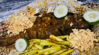 Guyman Croaker Barbecue Fish Recipe [upl. by Thetes403]