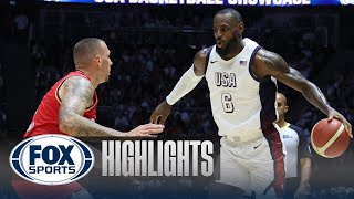 United States vs Germany Full Game Highlights  USA Basketball Showcase [upl. by Ailssa]