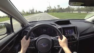 2018 Subaru Crosstrek 20i Premium 6Speed Manual  POV Test Drive Binaural Audio [upl. by Cooley]