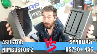 Synology DS720 vs Nimbustor 2 NAS Comparison [upl. by Hcurab]