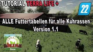 LS22  TerraLife  Tutorial  Die neue Fütterung der Kühe und Bullen V11 [upl. by Silverstein]