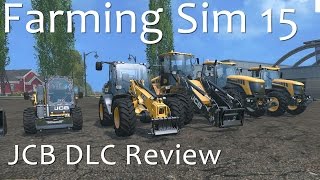 Farming Simulator 15  NEW JCB DLC Review [upl. by Karlin]