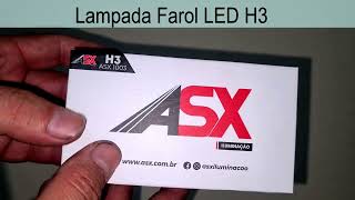 Lampada LED H3  REVIEW COMPLETO [upl. by Tayib]