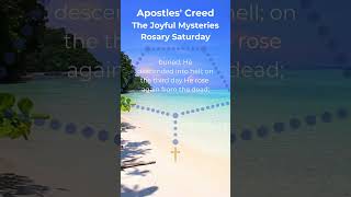 Apostles Creed  Rosary Prayer  Rosary Saturday  Joyful Mysteries  Begin Your Rosary Journey [upl. by Hamas858]