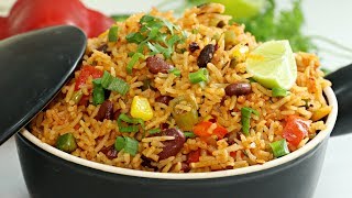 Mexican Rice Recipe  Easy One Pot Meal  How To Make Mexican Rice  Kanaks Kitchen [upl. by Jacquelyn955]