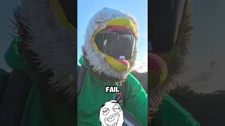 Leave it to the bird to still have content even while hes in Africa 😆 biker vlog bikelife fyp [upl. by Tadeo]