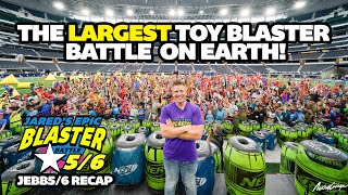 THE LARGEST TOY BLASTER BATTLE ON EARTH Jareds Epic Blaster Battle 56 Recap [upl. by Schwitzer]