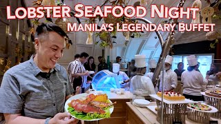 Manilas Legendary Buffet  Lobster Seafood Night at the Iconic Manila Hotel [upl. by Ybrad]