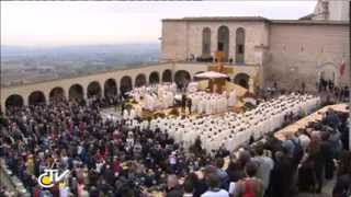 Prayer on the Tomb of St Francis of Assisi and Holy Mass [upl. by Anyahc245]