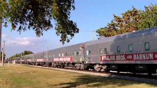 FEC Ringling BrosBarnum amp Bailey Circus Train 2011 [upl. by Spada841]