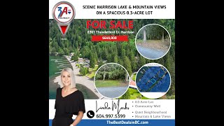 Scenic Harrison Lake Views on a Spacious 03Acre Building LotHarrison LakeFOR SALE [upl. by Corvin778]