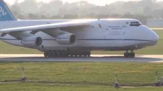 Antonov AN124 landing in Düsseldorf [upl. by Naashar536]