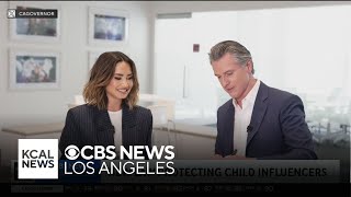 New California laws protect child influencers signed by Gov Newsom [upl. by Eob]