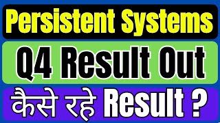 persistent share q4 results 2024  persistent share latest news  persistent systems results [upl. by Avevoneg]