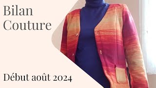 bilan couture début août 2024 [upl. by Izawa]