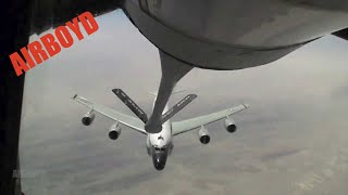 Boeing RC135 Rivet Joint Refueling [upl. by Serg]