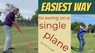 The EASIEST way to swing on a single plane [upl. by Gregson]