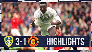 Yeboah and Deane complete win Leeds United 31 Man Utd  199596 highlights [upl. by Kraus]